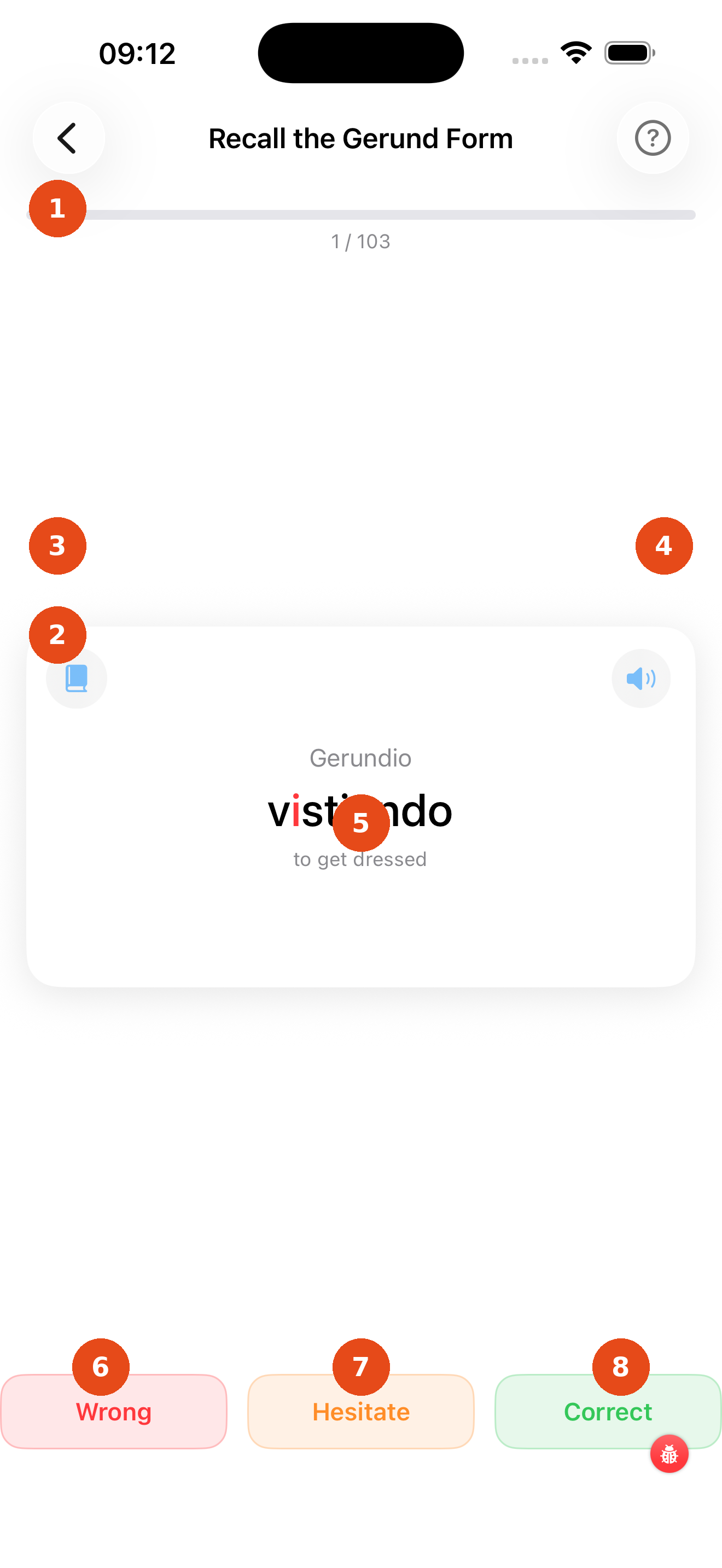 Gerundio Drill